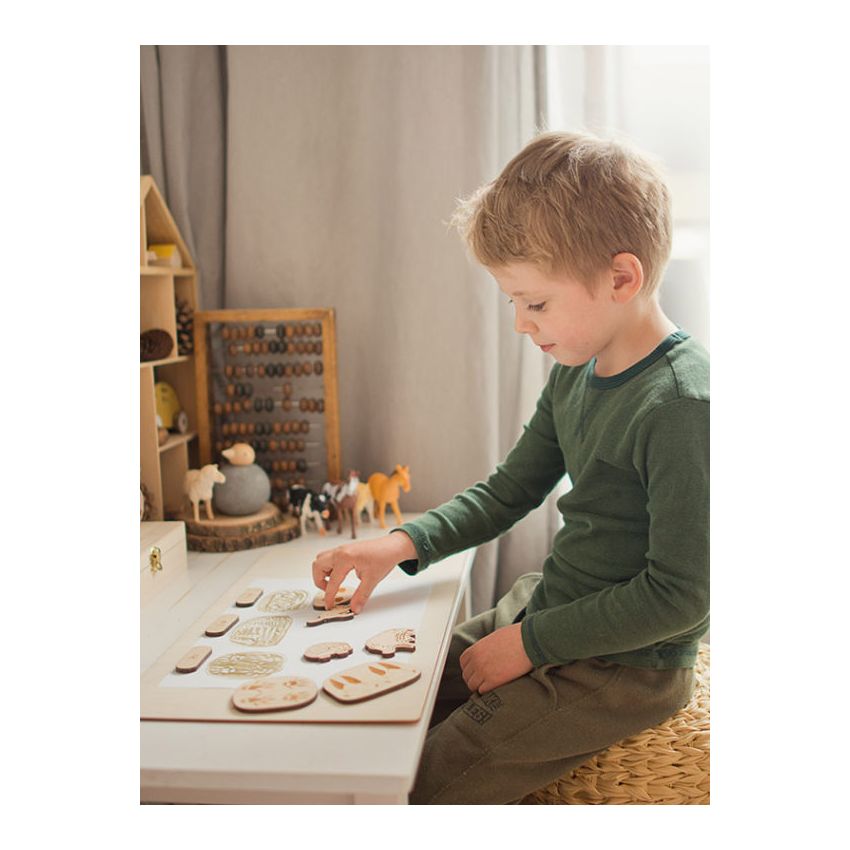 Stuka Puka - Holz PuzzleTierspuren (deutsch)