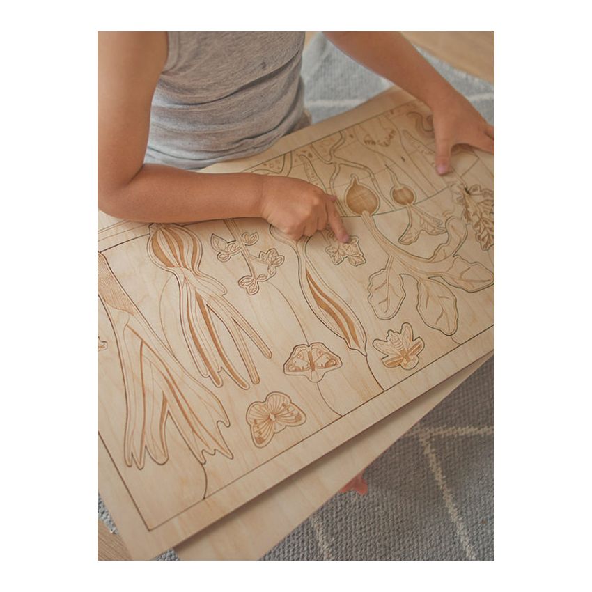 Stuka Puka - Holz Puzzle Karotte im Garten (deutsch)