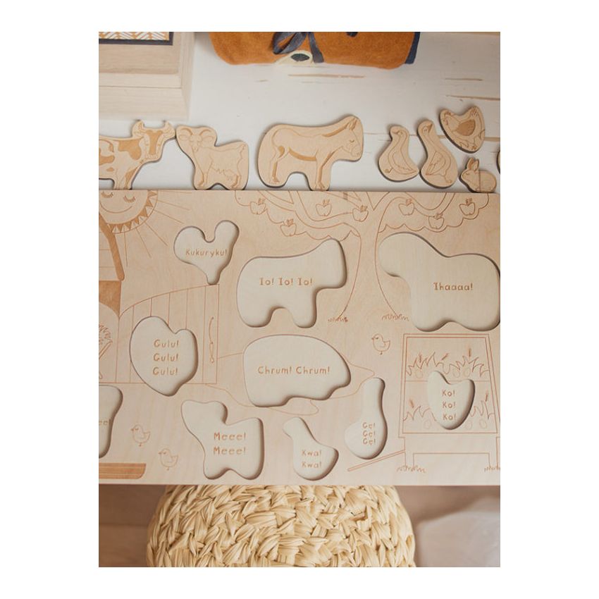 Stuka Puka - Holz Puzzle Bauernhof (deutsch)