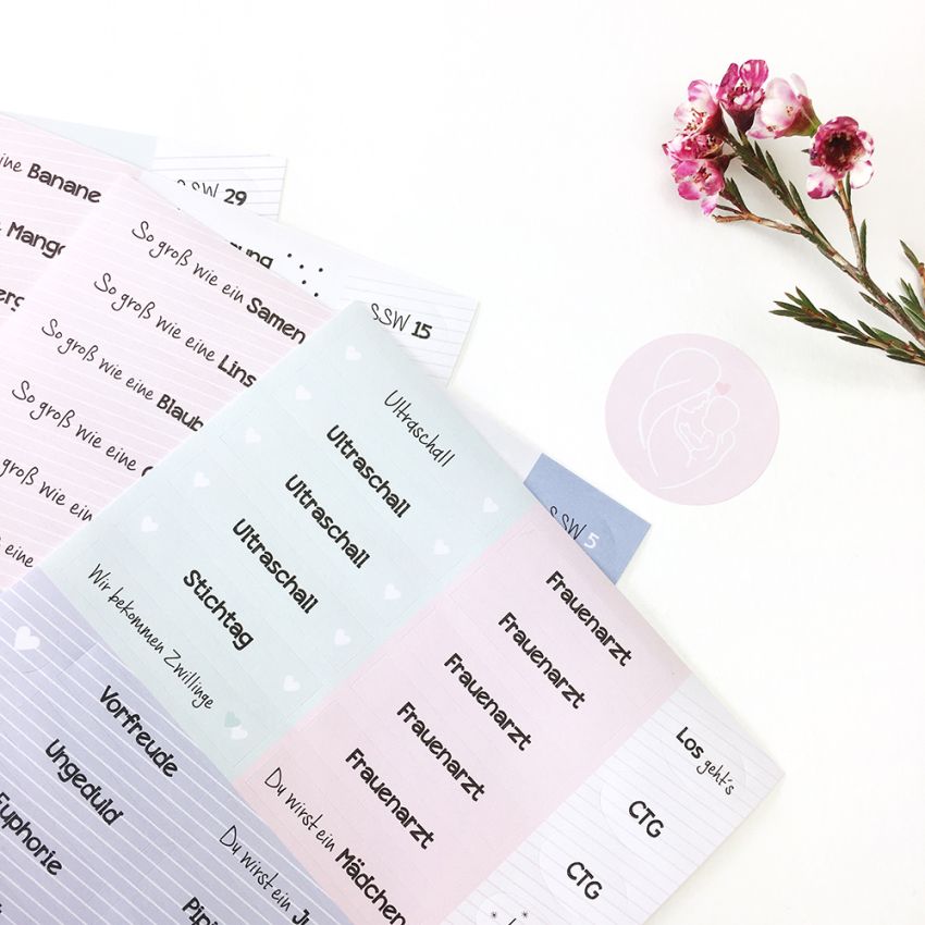 mintkind - Stickerbogen 