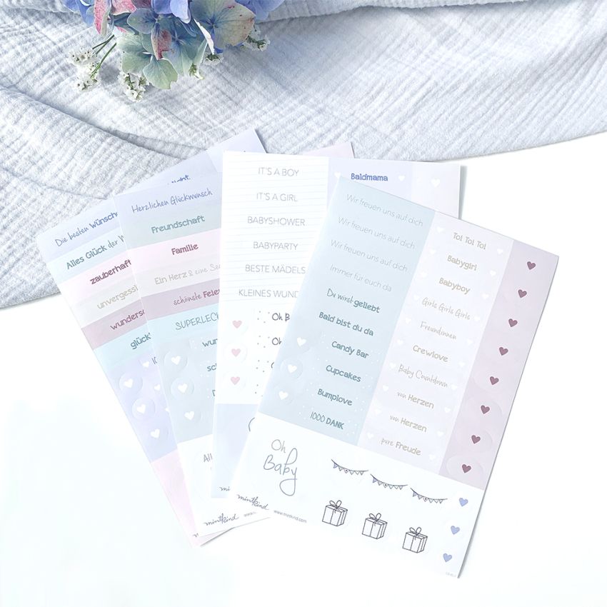 mintkind - Stickerbogen 