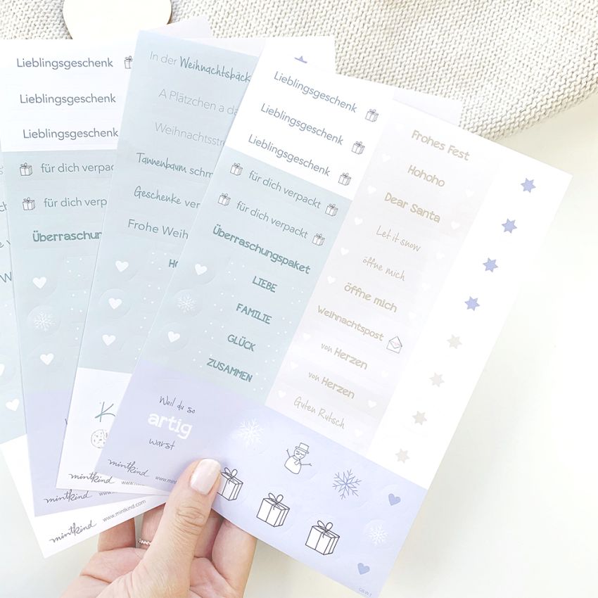mintkind - Stickerbogen 