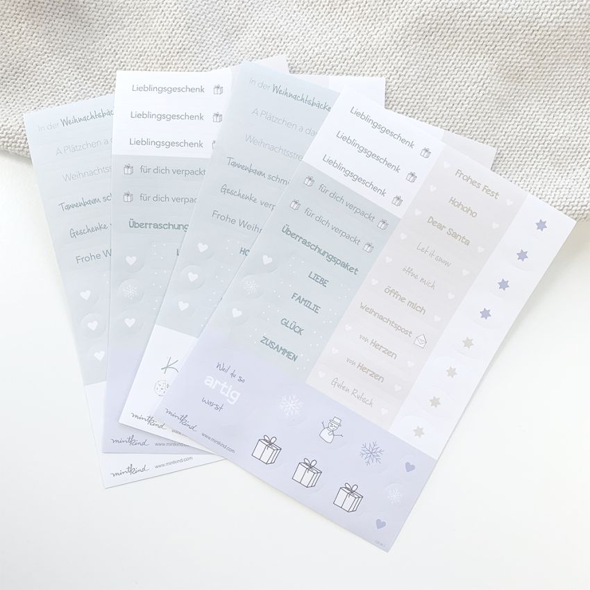 mintkind - Stickerbogen 