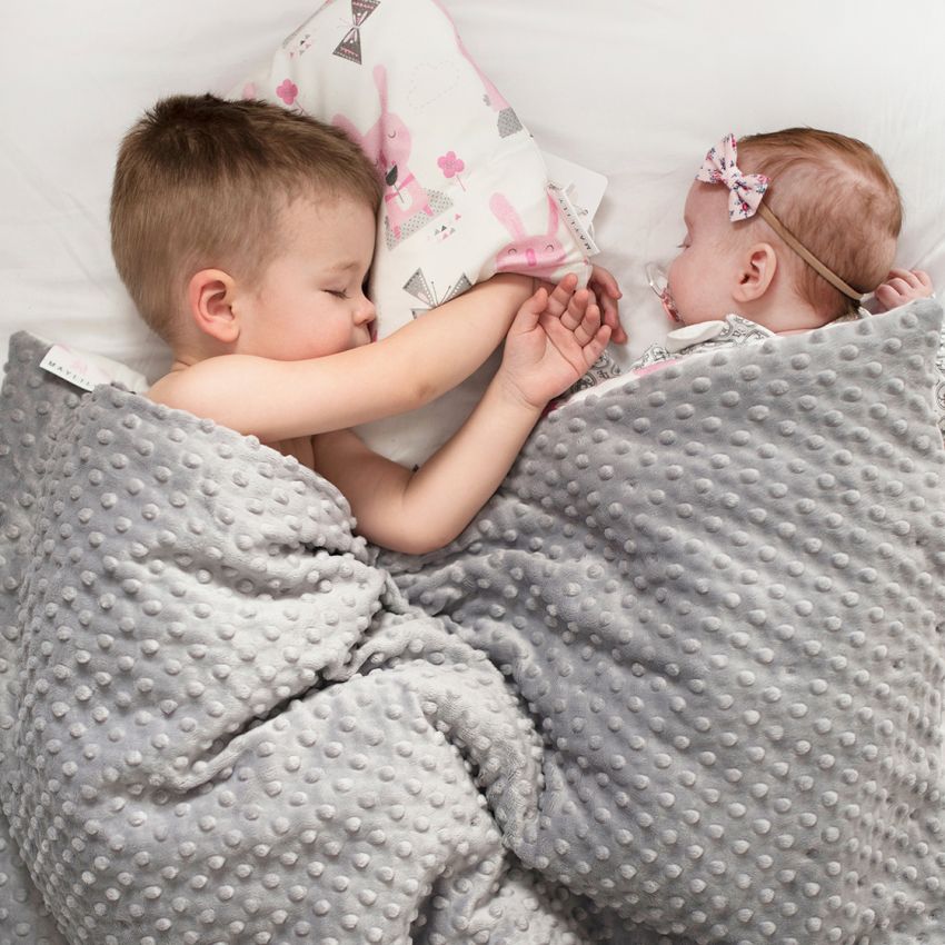 Maylily - Decke Luxe Heavenly Birds silber gefüttert