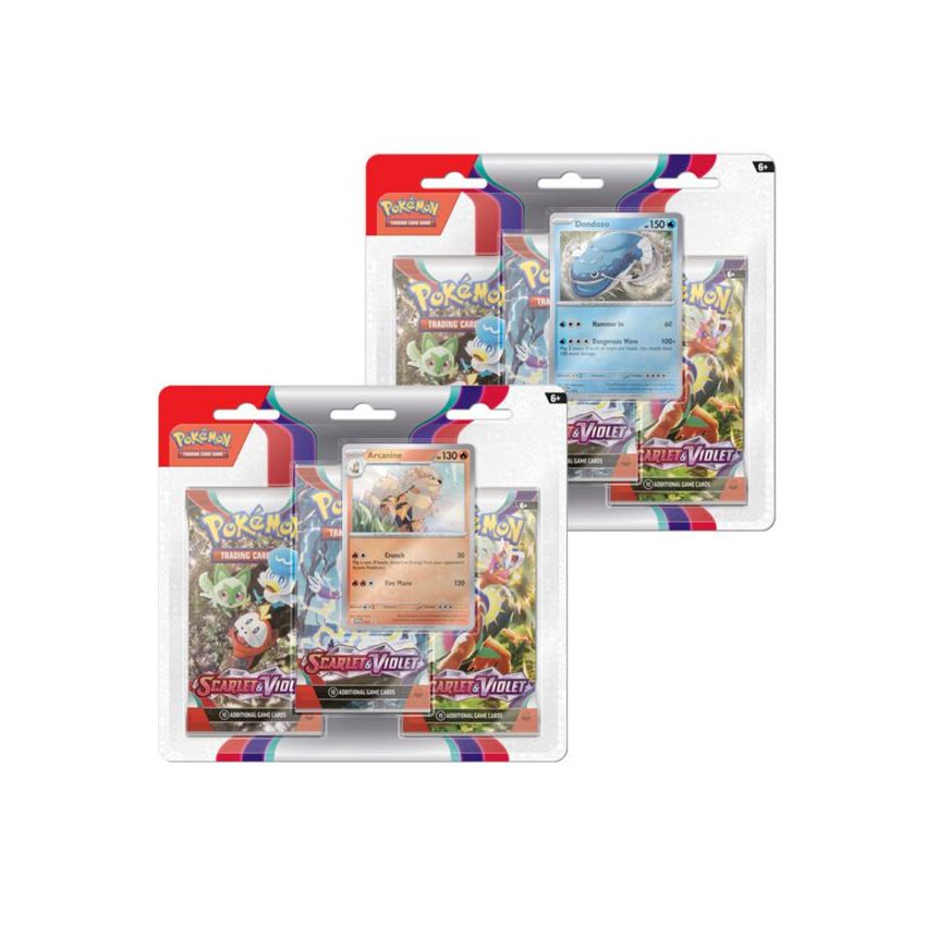 Pokemon Scarlet & Violet - 3-Pack Blister Set - Englisch