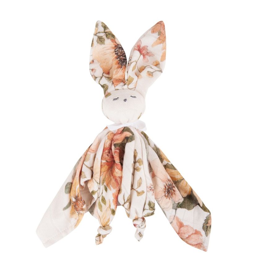 Samiboo - Bambus Muslin Kuschelhäschen Vintage Bloom