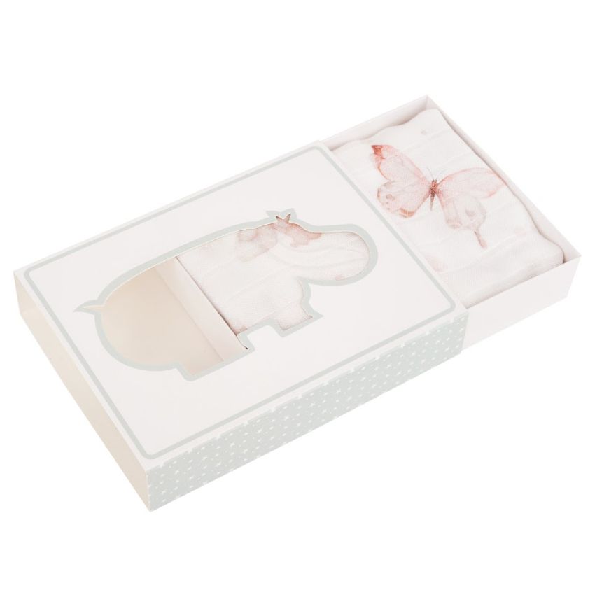 Samiboo - Bambus Muslin 100x100cm Butterflies