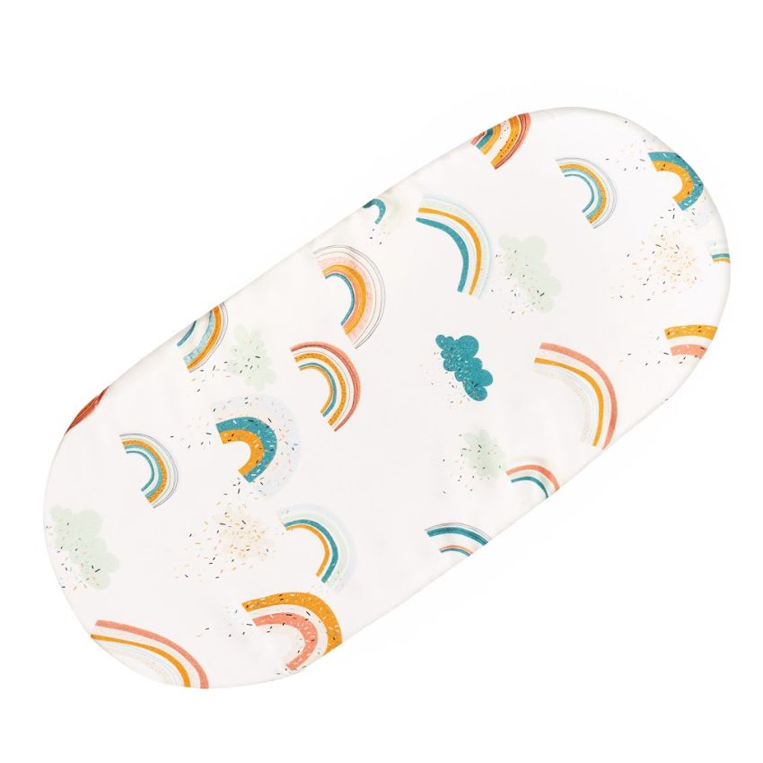 Samiboo - Spanntuch für Wiege / Moseskorb / Kinderwagen Rainbow