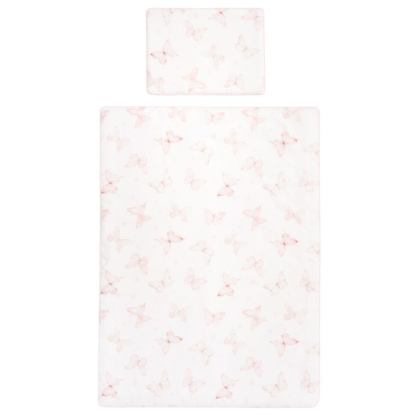 Samiboo - Bettset gefüttert 150 x 120cm Butterflies