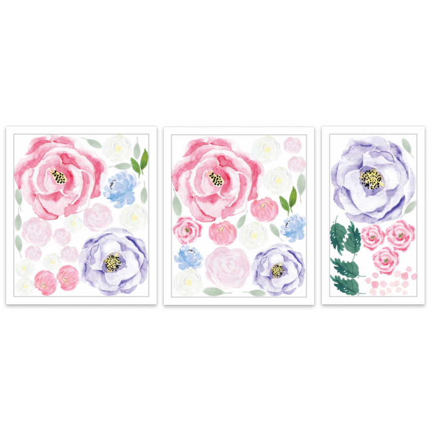 blond + noir - Wandsticker Willow Packung gross