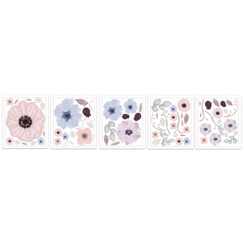 blond + noir - Wandsticker The hidden Forest