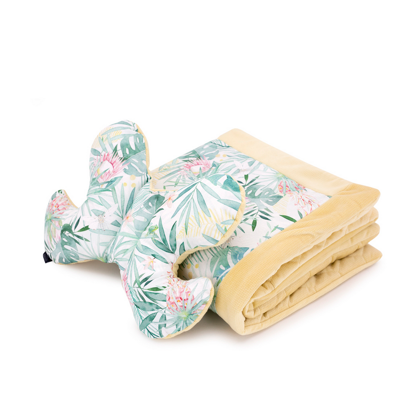 Makaszka - Babykissen- und Deckenset Aloha
