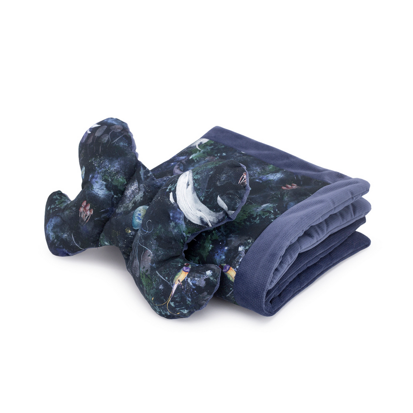 Makaszka - Babykissen- und Deckenset Magic Forest