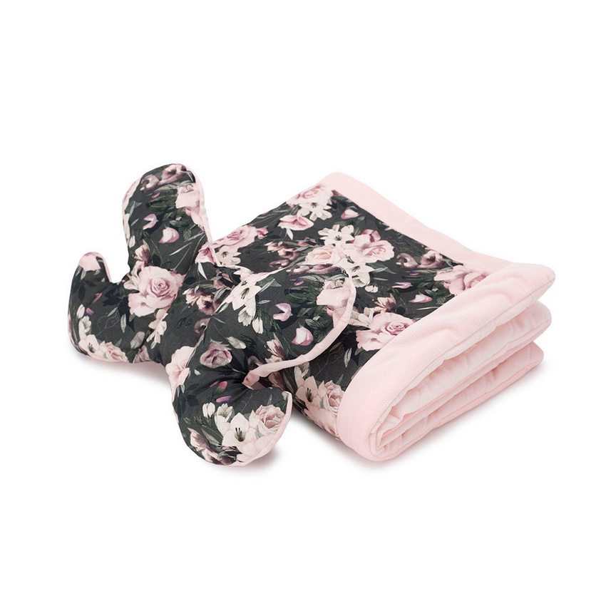 Makaszka - Babykissen- und Deckenset Night Flowers