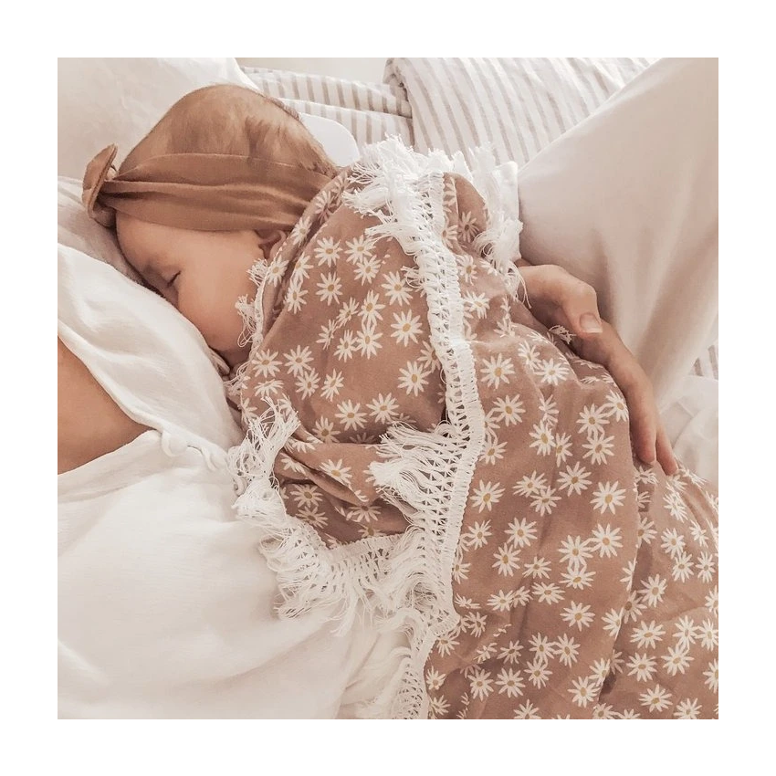 Ziggy Lou - Swaddle Fransendecke Mini Daisy