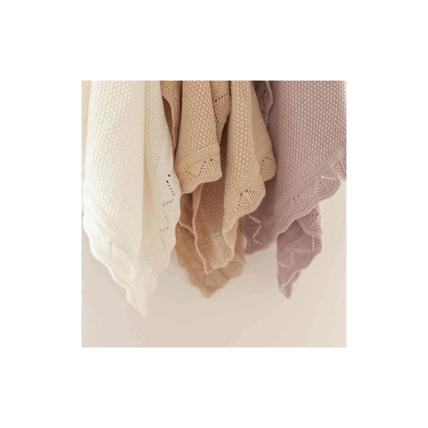 Ziggy Lou - Strickdecke Heirloom Milk