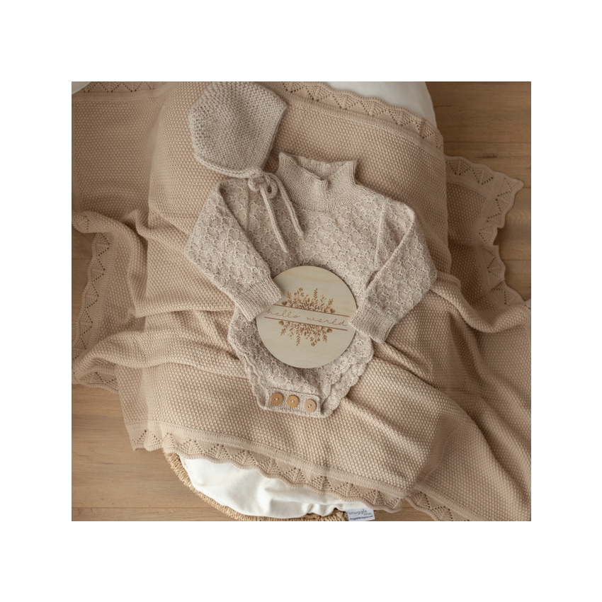 Ziggy Lou - Strickdecke Heirloom Caramel