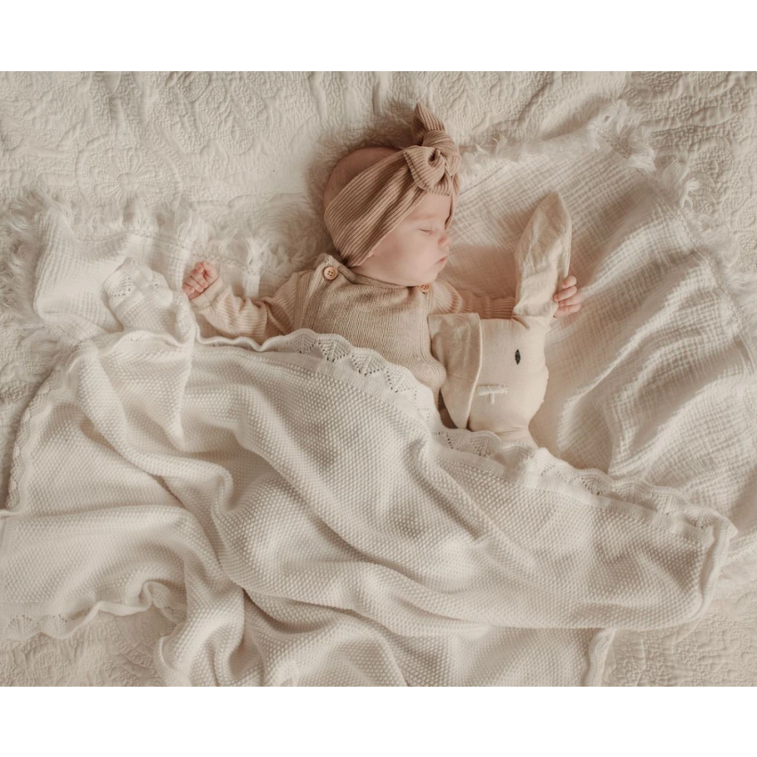 Ziggy Lou - Strickdecke Heirloom Milk