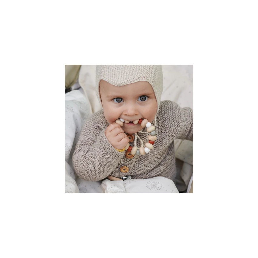 Cam Cam Copenhagen Greifling Holz Mix Caramel