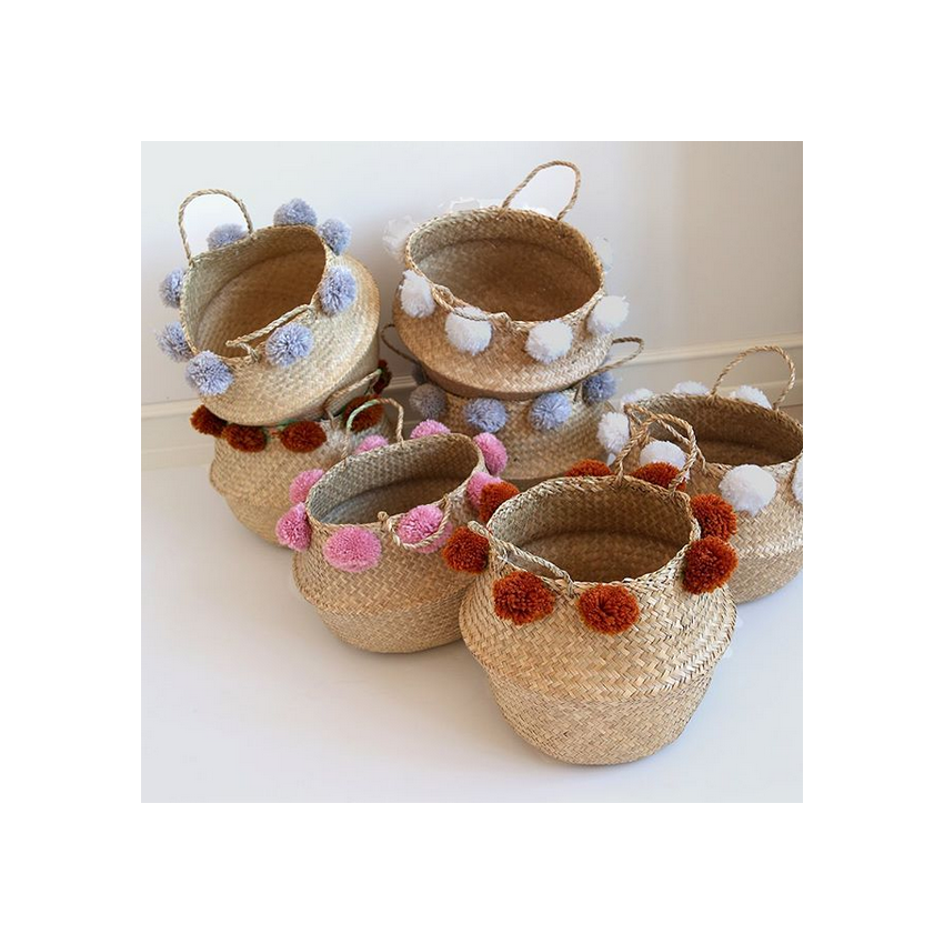 Cam Cam Copenhagen -  Belly Basket Flechtkorb Classic Grey