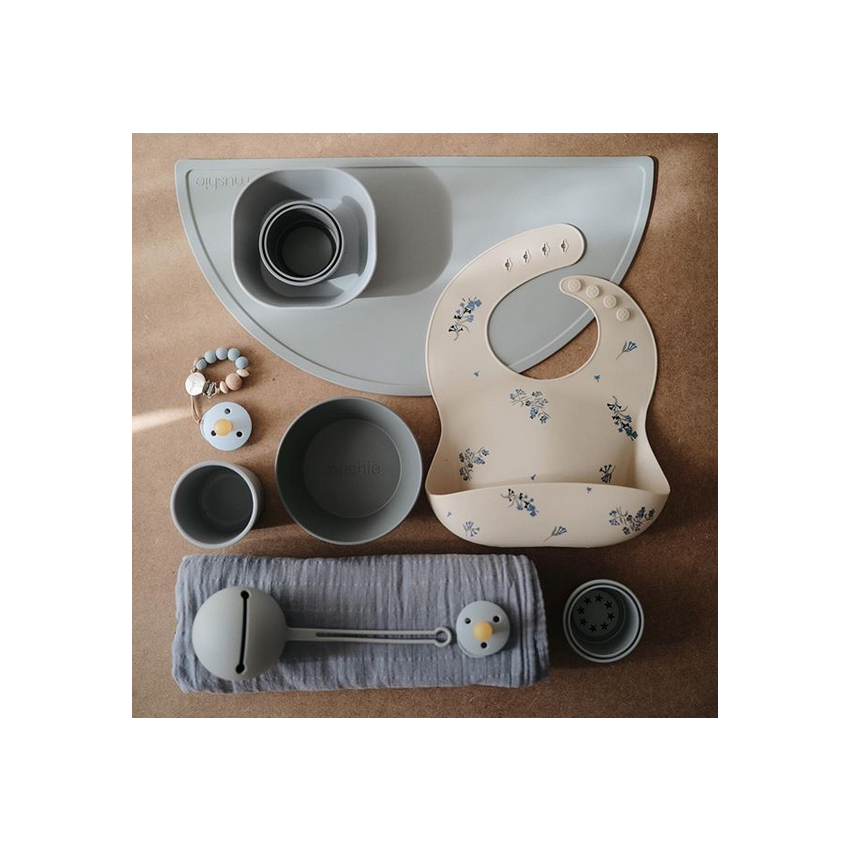 Mushie - Schnuller Etui Stone