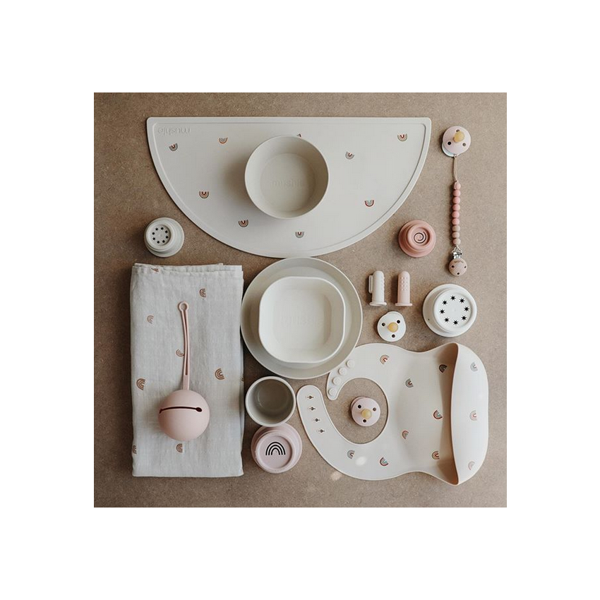 Mushie - Tischset Rainbow