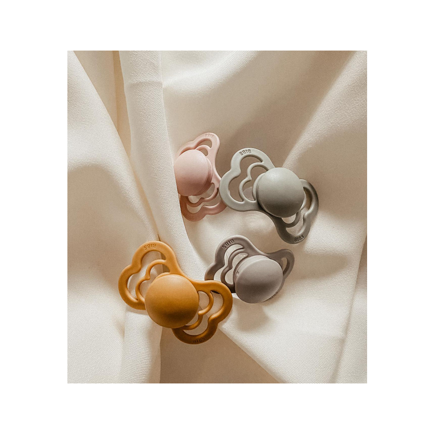 BIBS - SUPREME Silikon Coral-White Gr. 2