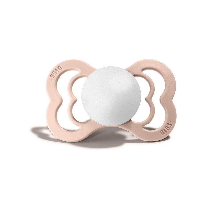 BIBS - SUPREME Silikon Blush-White Gr. 2