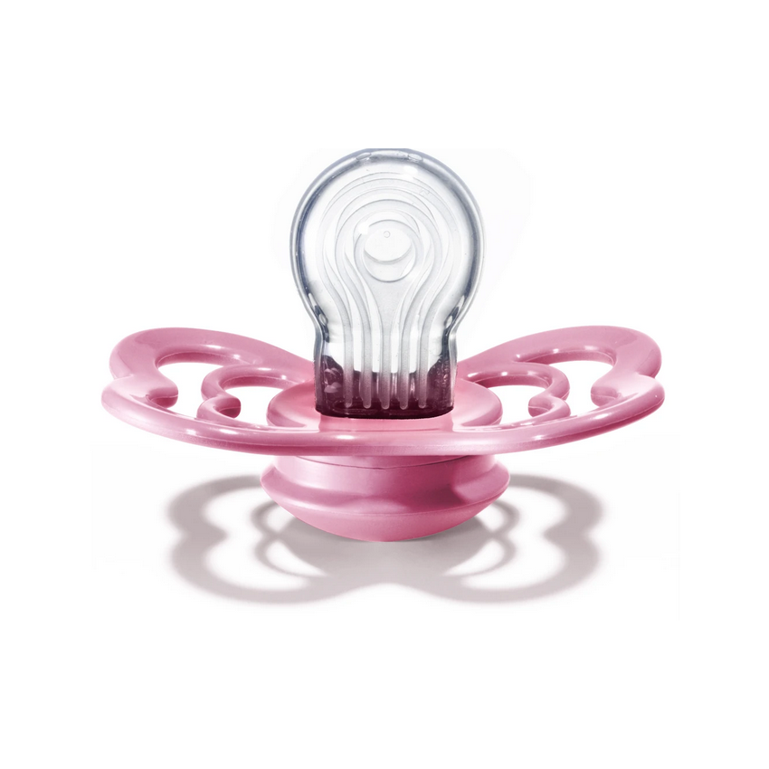 BIBS - SUPREME Silikon Coral-White Gr. 2