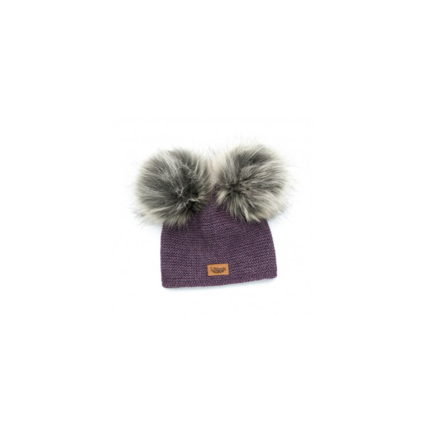 LAttante - Babymütze Feinstrick Lavenda