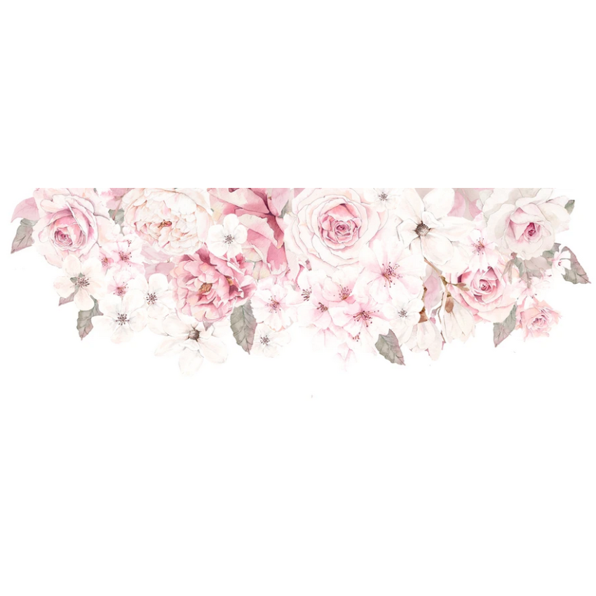 Ginger Monkey - Cherry Blossom & Rose Mural