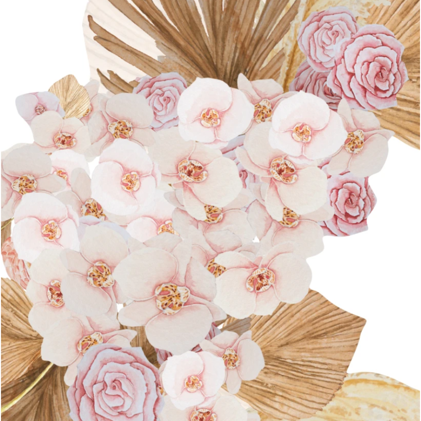 Ginger Monkey - Orchid, Rose & Pampas Set