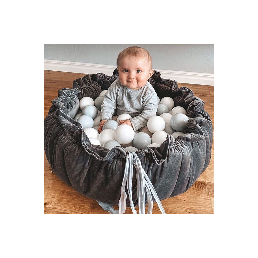 Lilac Sunday - Babyinsel rund 2 in 1 Olivia grau, Spielzeug grau