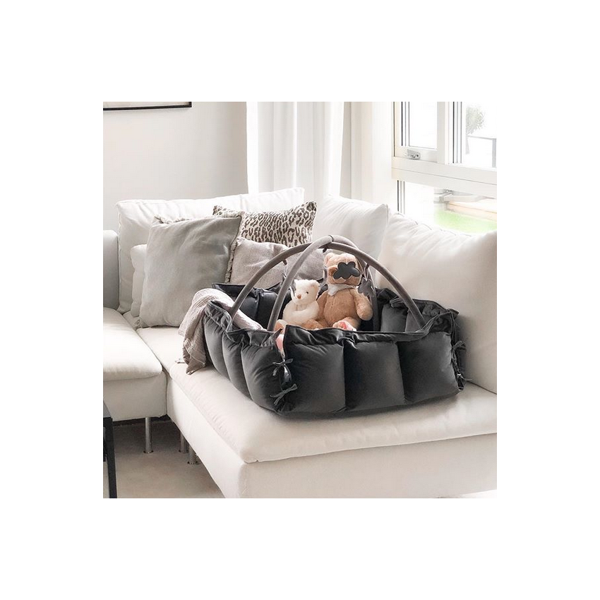 Lilac Sunday - Babyinsel rechteckig 2 in 1 Elvin Grau, Spielzeug grau