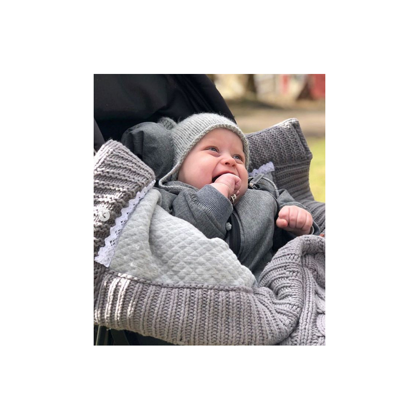 ByMilla - Fusssack Oliver small Grau - grau