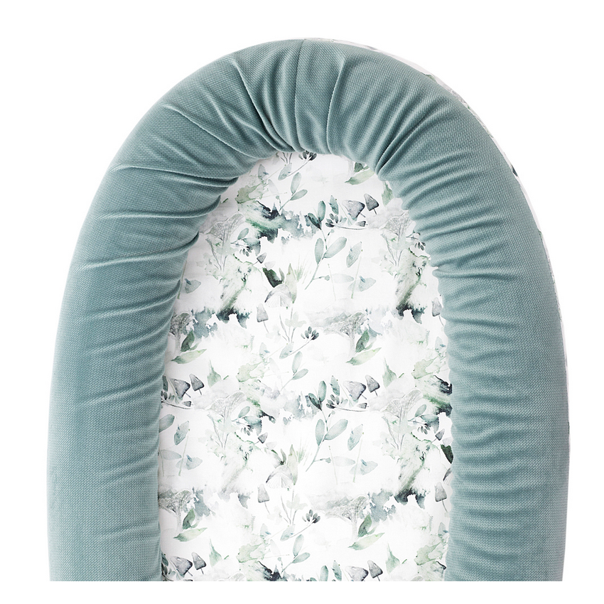 Makaszka - Babynest PREMIUM Sage Green