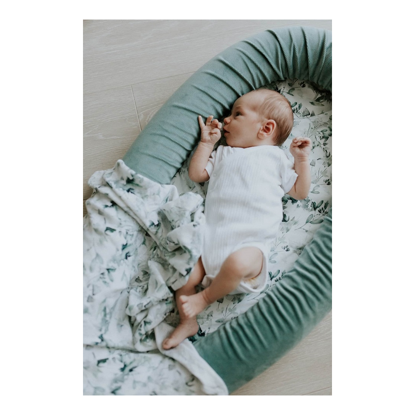 Makaszka - Babynest PREMIUM Sage Green