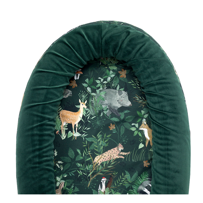 Makaszka - Babynest PREMIUM Woodland