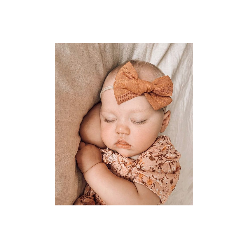 Mae & Rae - Stirnband Mustard Masche