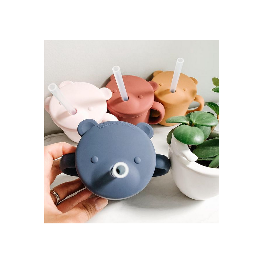 Glitter & Spice - Silikon Trinkbecher Bär Camel