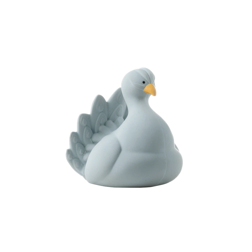 Natruba - Badespielzeug Beissling Pfau Hellblau