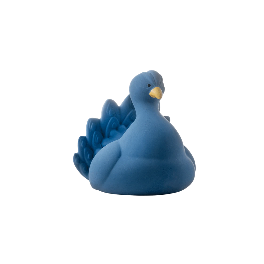Natruba - Badespielzeug Beissling Pfau Dunkelblau