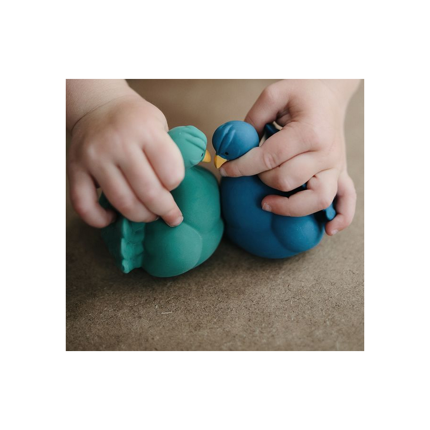 Natruba - Badespielzeug Beissling Pfau Dunkelblau