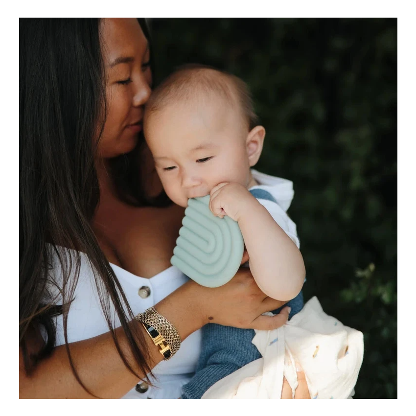 Mushie - Beissling Regenbogen Mauve
