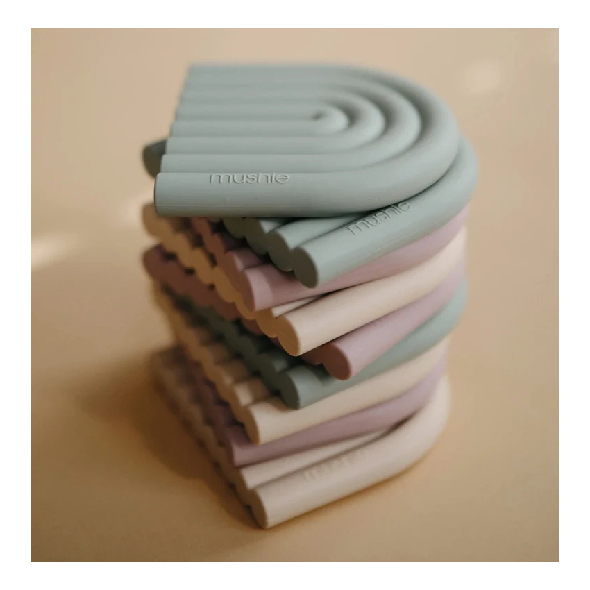 Mushie - Beissling Regenbogen Mauve