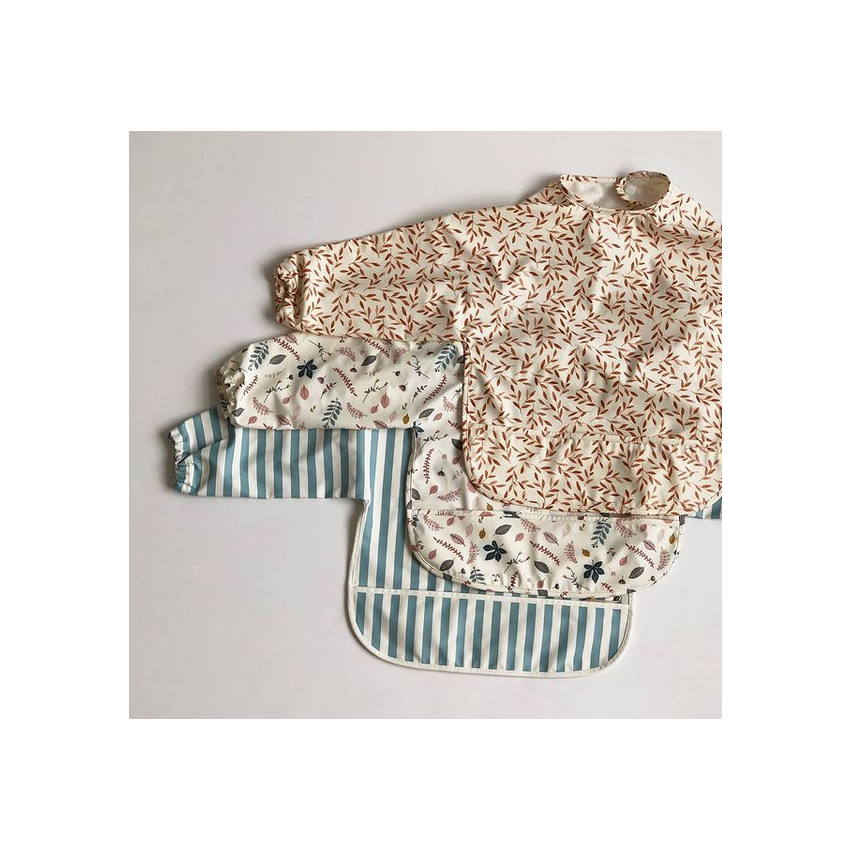 Cam Cam Copenhagen - Langarm Lätzchen Windflower Creme