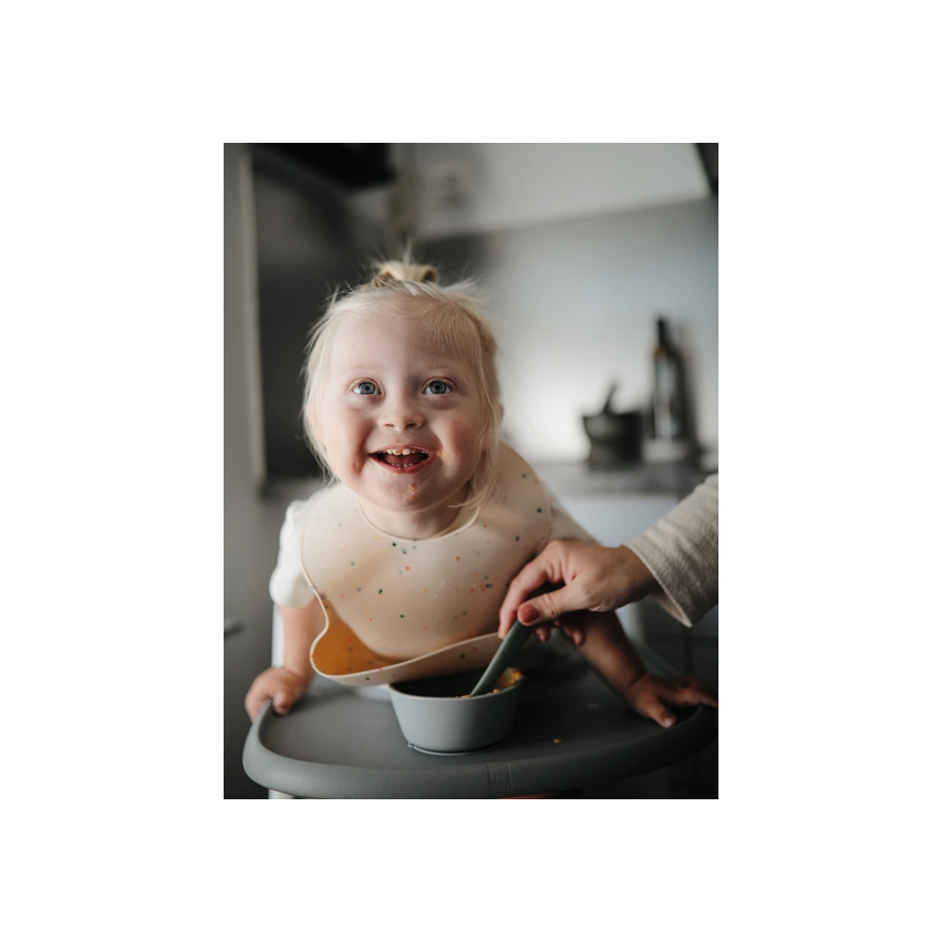 Mushie - Silikon Saugnapfschale Stone