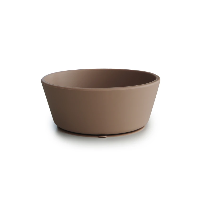 Mushie - Silikon Saugnapfschale Natural