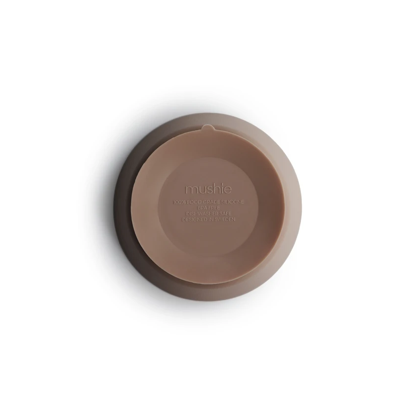 Mushie - Silikon Saugnapfschale Natural