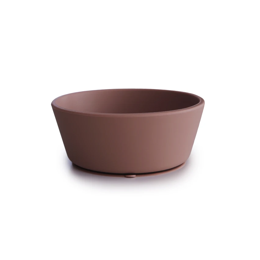 Mushie - Silikon Saugnapfschale Cloudy Mauve